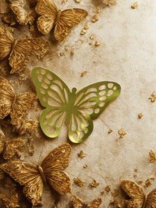 Gold Butterfly Wall Sticker Decor