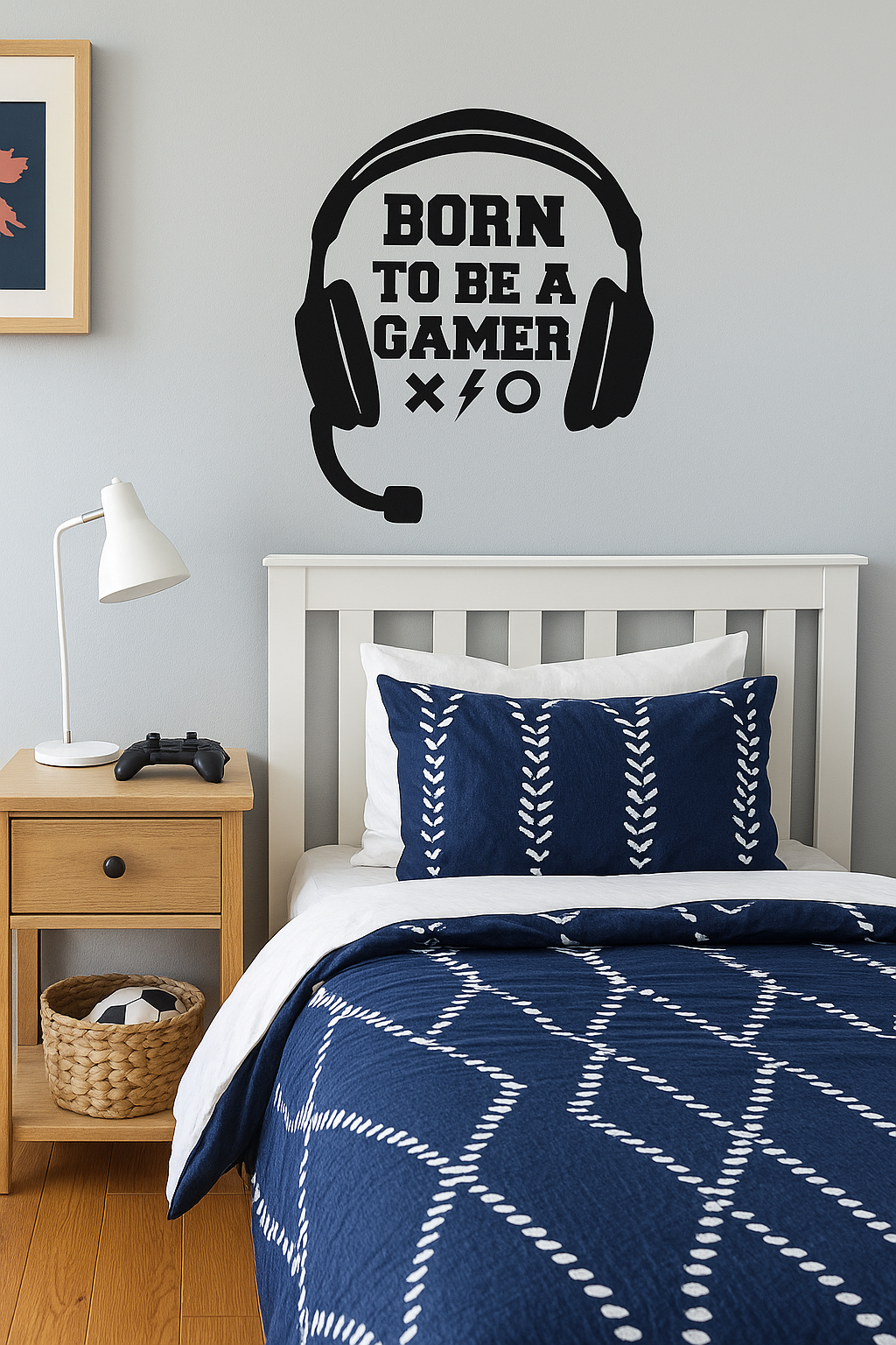Born To Be A Gamer Wall Sticker