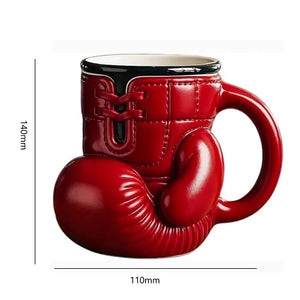 12Oz Boxing Glove Mug, Novelty Shaped Boxing Mug,Sports Lovers Coffee Cup