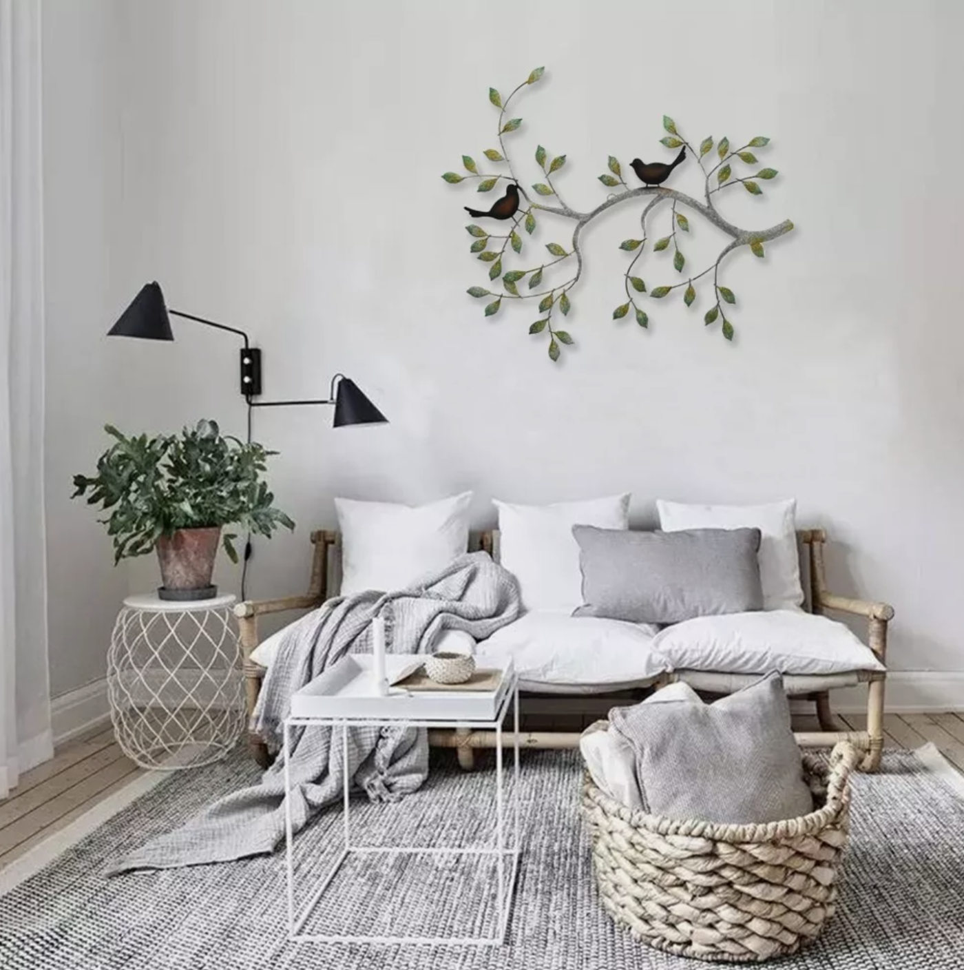 Leaf Metal Hanging Wall Art